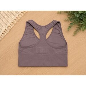 Victoria's Secret PINK Sport Seamless Racerback Sports Bra Mauve Purple Small